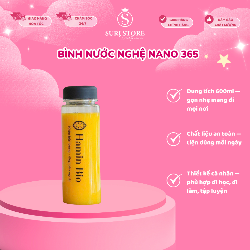 Bình nước Nghệ nano 365