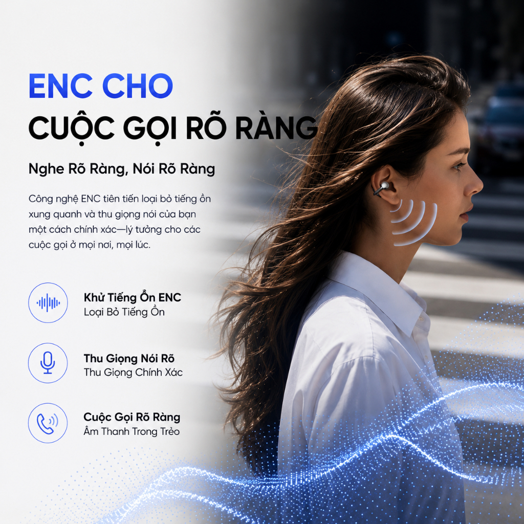 Tai Nghe Kẹp Tai Kieslect Earbuds Open AI| Chống ồn chủ động | Pin 36H | Hiển thị pin | Bluetooth 5.4 độ trễ thấp | BigBuy360 - bigbuy360.vn