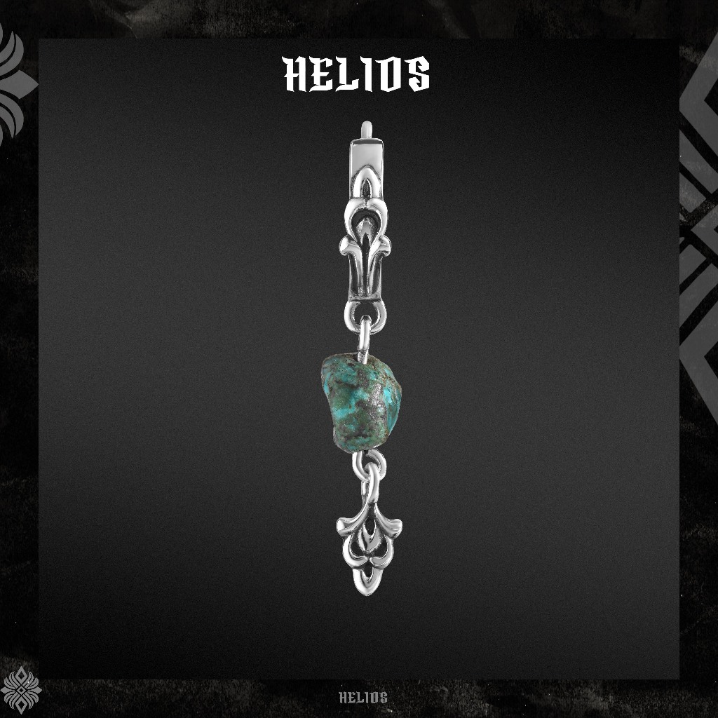 Khuyên Tai Bạc HeliSilver S925 KHENTII SUNFLOWER DROP Helios Original