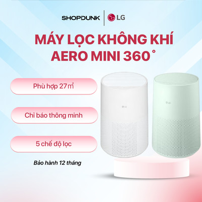 [KOL] Máy Lọc Không Khí LG AeroMini 360˚ AS30GGW1A / AS30GGG1A | Bảo Hành Chính Hãng 12 Tháng