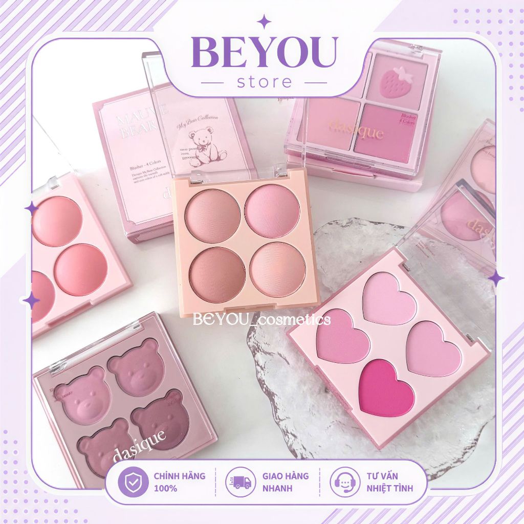 [DASIQUE] Bảng Phấn Má Hồng Dasique Blending Mood Cheek Blush 12g
