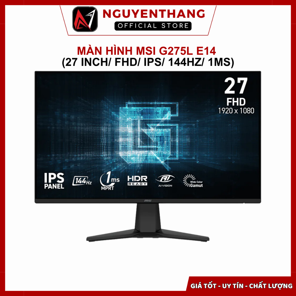 Màn hình MSI G275L E14 (27 inch/ FHD/ IPS/ 144Hz/ 1ms)