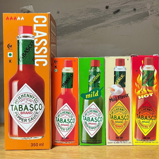Sốt ớt đỏ, ớt tỏi, ớt xanh, habanero Tabasco 60ml của Mỹ - Tabasco pepper sauce / chilli / garlic