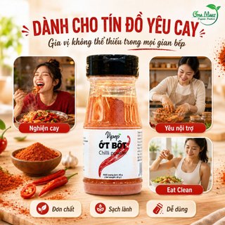 Bột ớt nguyên chất Vipep 45g