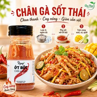 Bột ớt nguyên chất Vipep 45g