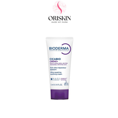 Sample Bioderma- Kem Phục Hồi Làm Dịu Da Bị Kích Ứng Và Tổn Thương Bioderma Cicabio Creme+ 5ml