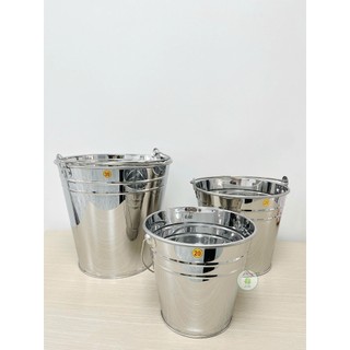 Xô đá inox 201 nhiều loại kích thước