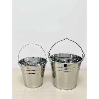 Xô đá inox 201 nhiều loại kích thước