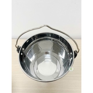 Xô đá inox 201 nhiều loại kích thước