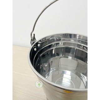 Xô đá inox 201 nhiều loại kích thước