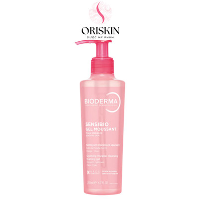 Bioderma Gel Rửa Mặt Dịu Nhẹ Cho Da Nhạy Cảm Bioderma Sensibio Gel Moussant 200ML