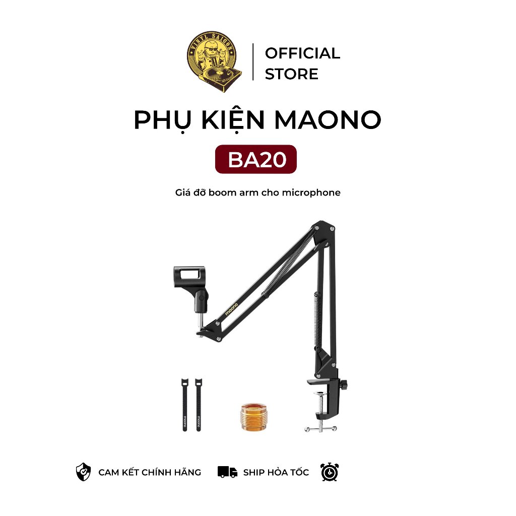 Giá đỡ micro Maono BA20 boom arm dành cho microphone, thiết bị khác