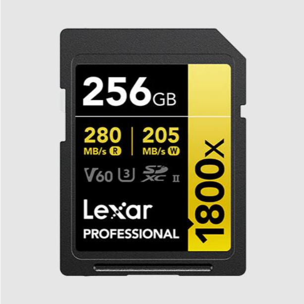 Thẻ nhớ Lexar Professional 1800x SDXC UHS-II V60