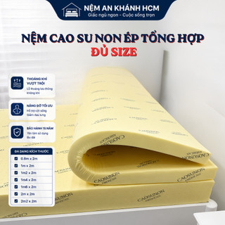(SHIP TỈNH TOÀN QUỐC) Nệm Cao Su Non Phẳng American Cao Cấp BH 15 NĂM Đàn Hồi, Thông Thoáng Đủ Các Size
