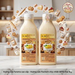 Hương sữa Faroma cao cấp - Hương sữa Fischem chịu nhiệt 6879 chai 1kg