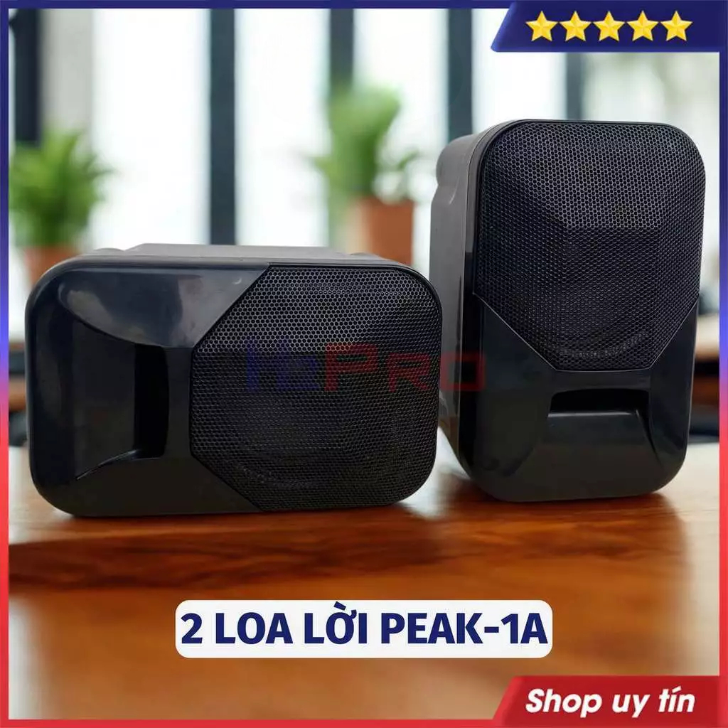 [Top Value] 2 Loa Trợ Lời Peak-1A 200W, Loa Lời Karaoke Cao Cấp, Âm Thanh Sáng Rõ, Thiết Kế Tinh Tế 