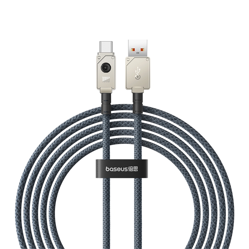 Cáp Sạc Siêu Bền Baseus Unbreakable Series USB to Type-C 100W | Bọc Sợi Aramid Chống Đứt