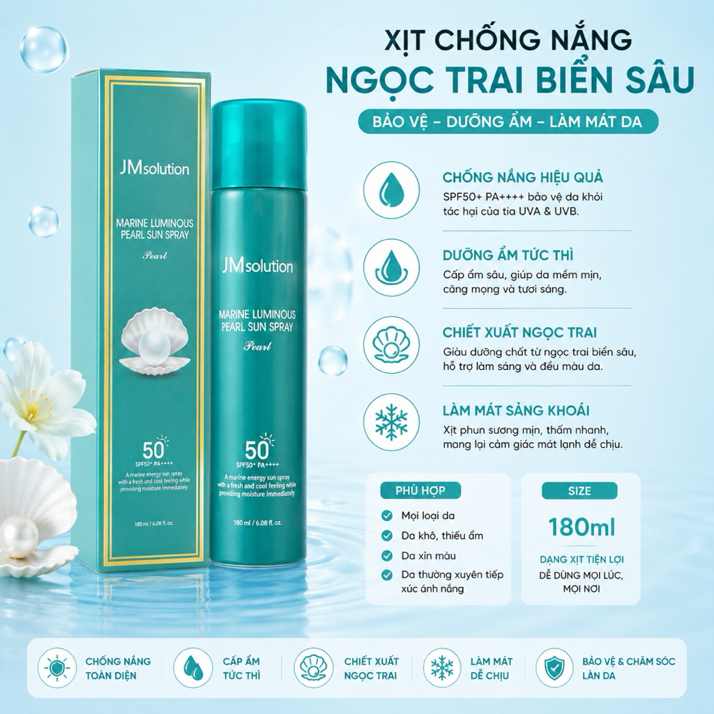 CHỐNG NẮNG DẠNG XỊT JMSOLUTION