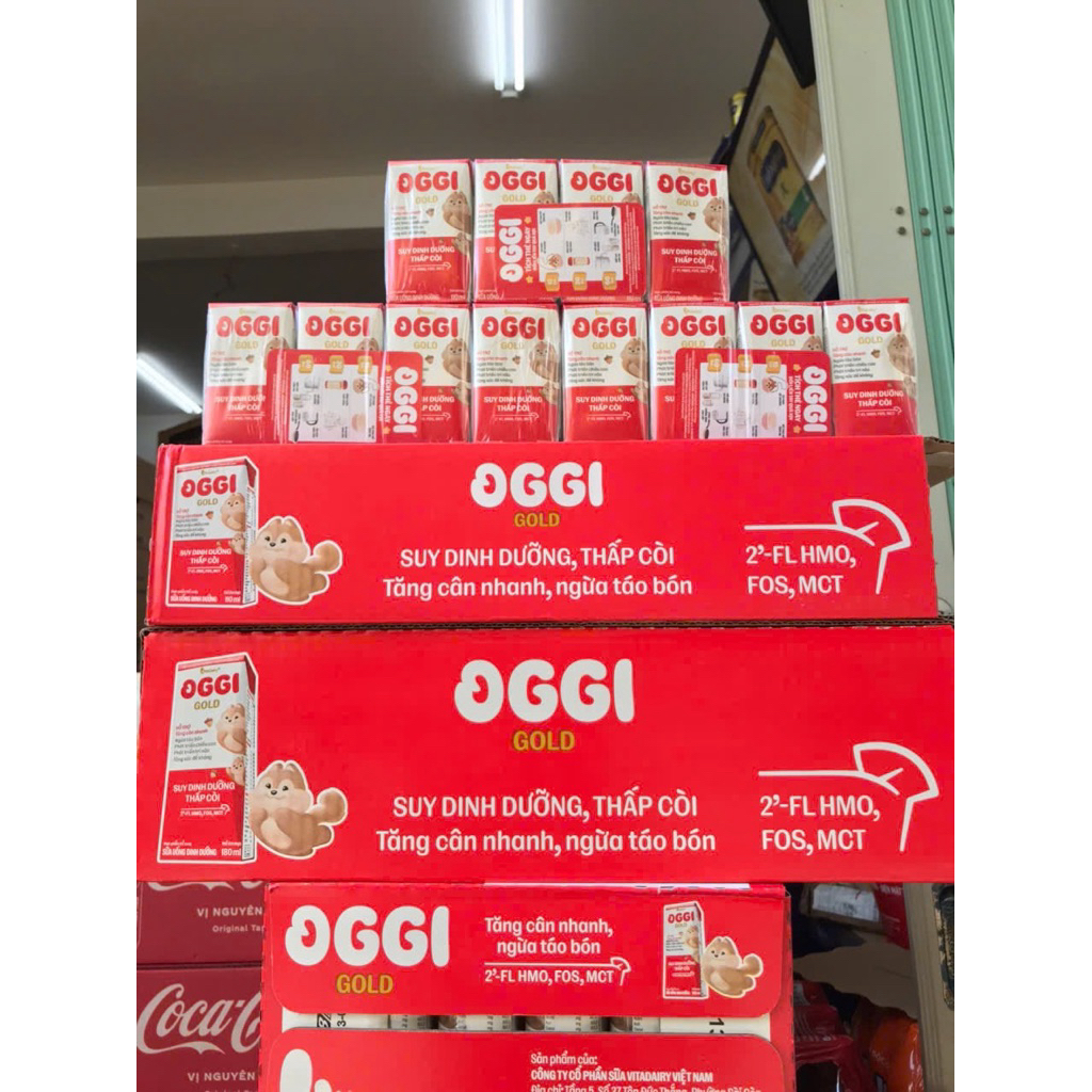 COMBO 2 lốc Oggi gold 180ml, 110ml