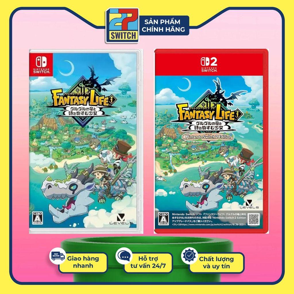 Băng Game FANTASY LIFE i: The Girl Who Steals Time Nintendo Switch