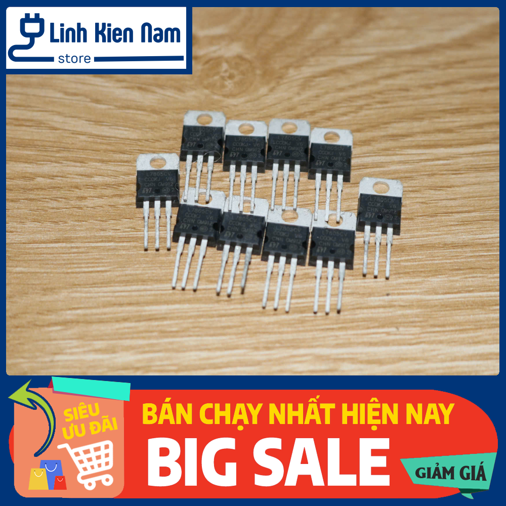 IC Ổn Áp LM7805 5V 1.5A TO-220-3