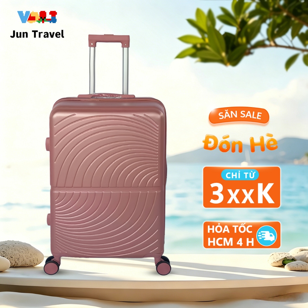 Vali du lịch mới 2026, size20-24 inch cùng màu, vali phong cách Hàn Quốc B-7 - D22