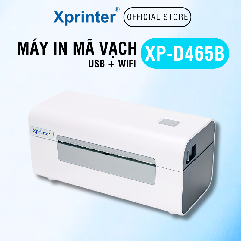 Máy in mã vạch Xprinter XP-D465B USB + WiFI
