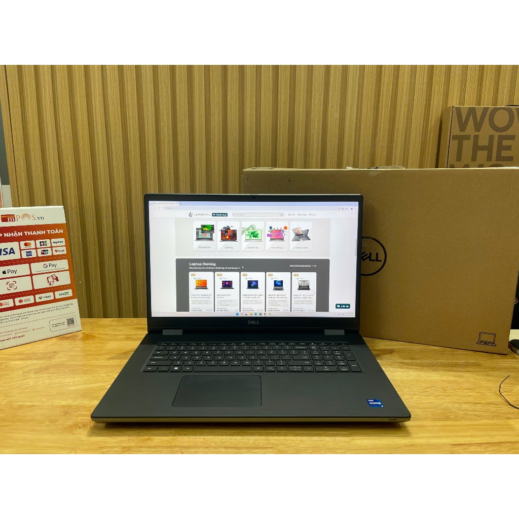 LAPTOP DELL PRECISION 7770 CORE I7 12850HX VÀ I9 12950HX/RAM 32GB/SSD 512GB/RTX A1000/17.3 FHD 500NI