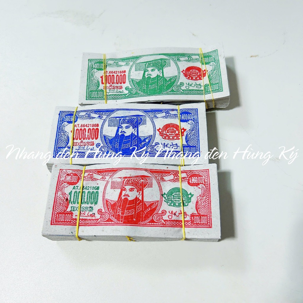 Giấy vàng mã đô màu (1 cục 10 xấp)