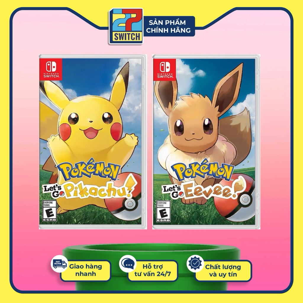 Băng Game Pokemon: Let’s Go, Pikachu & Eevee Nintendo Switch