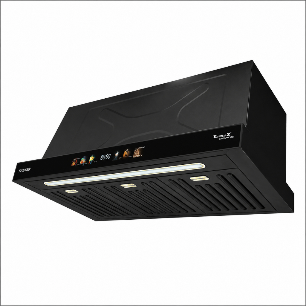 Máy hút mùi Kocher Turbo Smart 3D X3D-350D Auto Clean