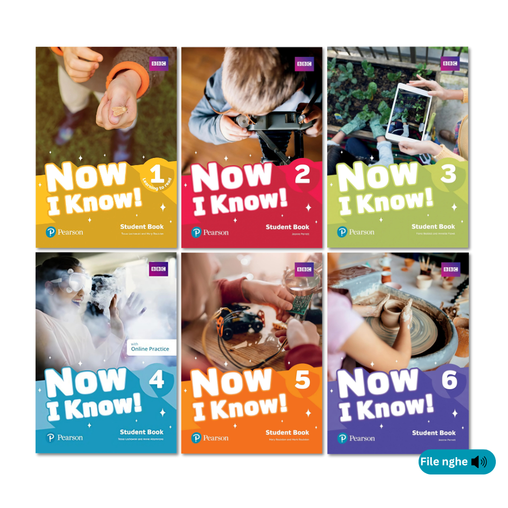 Sách - Pearson Now I Know - Full 6 levels - Bản đẹp