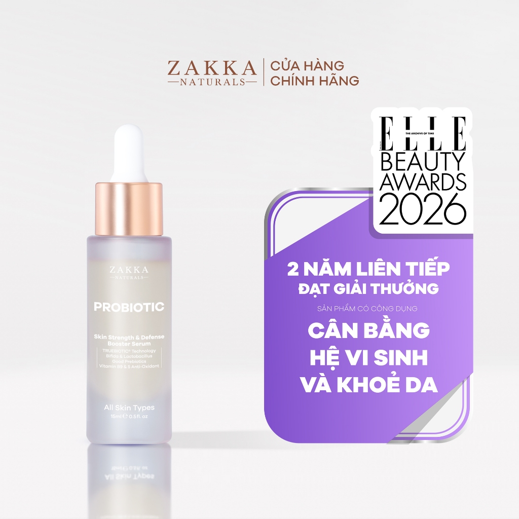 [MINISIZE] Tinh chất hỗ trợ lợi khuẩn giúp khoẻ da Probiotic Skin Strength & Defense Zakka Naturals 