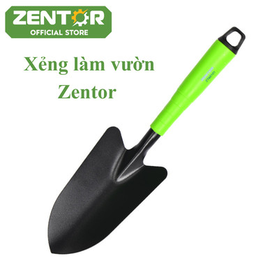 Xẻng làm vườn ZENTOR-Xẻng bản to, bản nhỏ chất liệu thép cứng cáp-Dụng cụ làm vườn