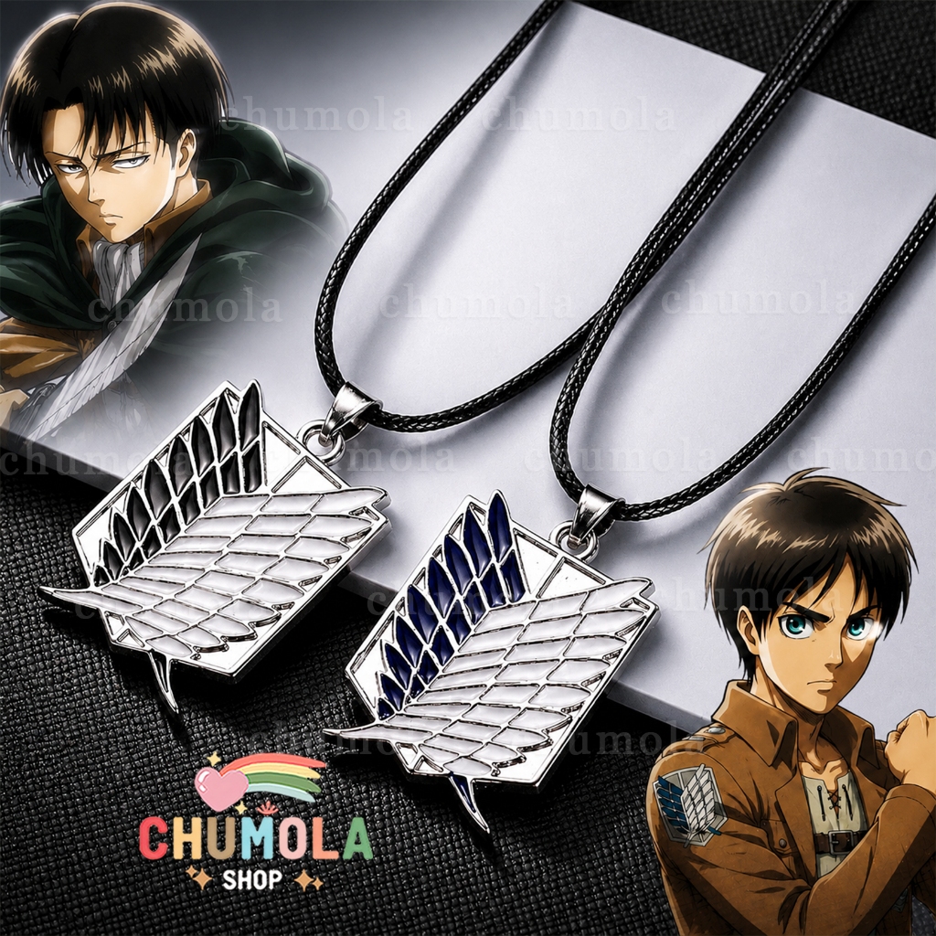 Vòng Cổ Attack On Titan Wings Of Freedom Trinh Sát Đoàn Anime AOT Dây Chuyền Cosplay Cao Cấp