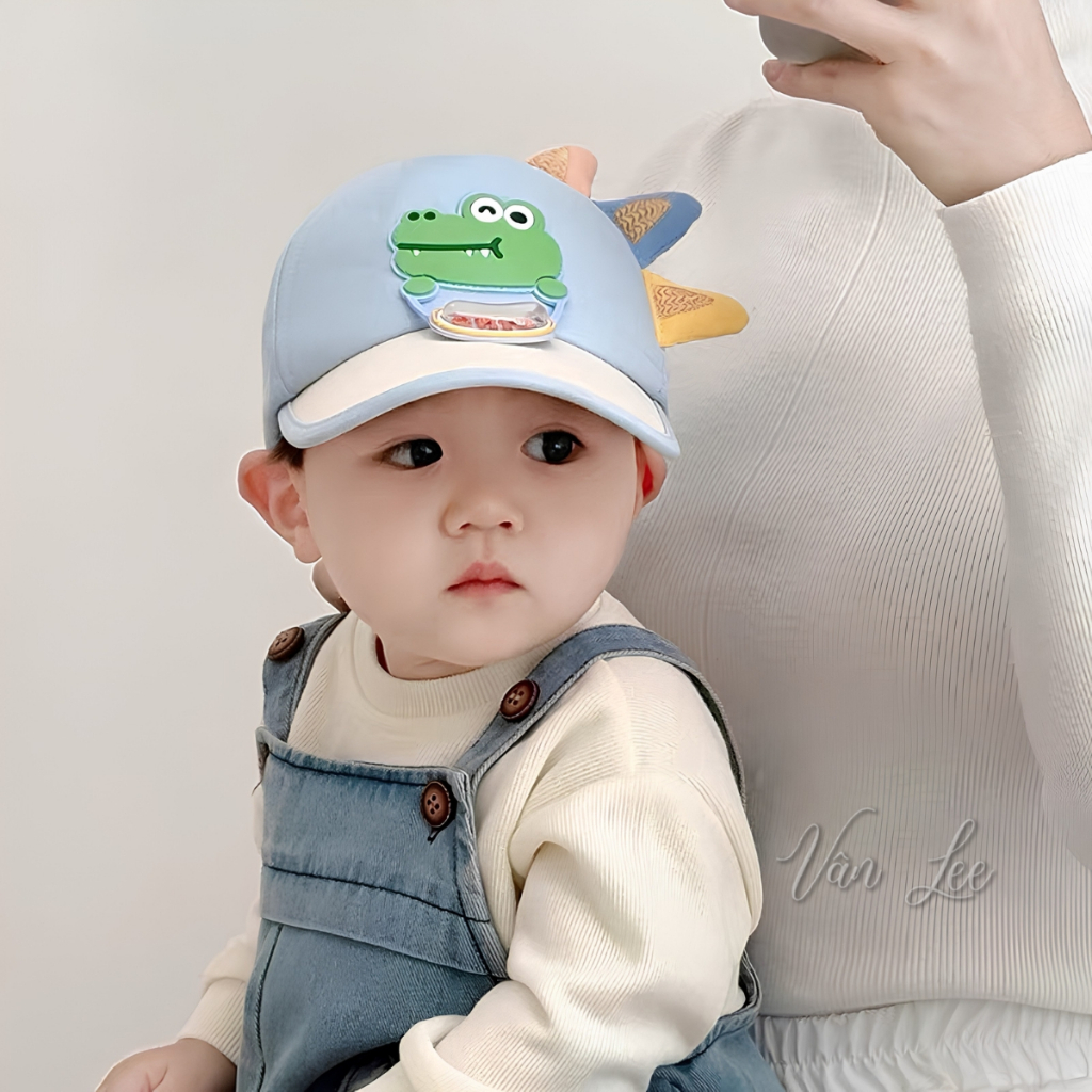 Mũ hè lưỡi trai hình ngộ nghĩnh cho bé siêu xinh – chống nắng thoáng mát - Phụ kiện Vân Lee - MS054