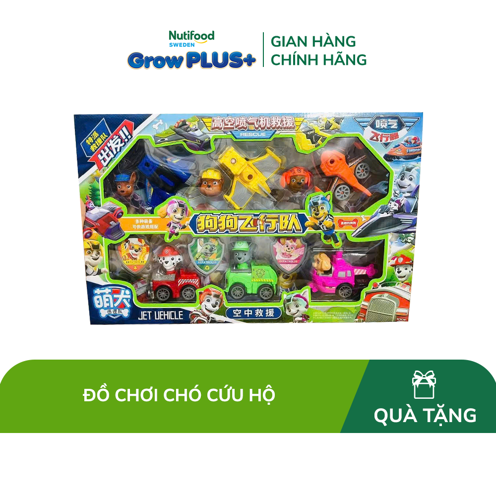 [Quà tặng không bán] hộp xe nhung chú chó cứu hộ 8026