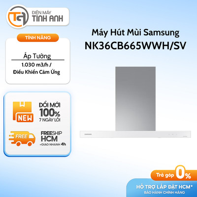 Máy Hút Mùi Samsung Bespoke NK36CB665WWH/SV
