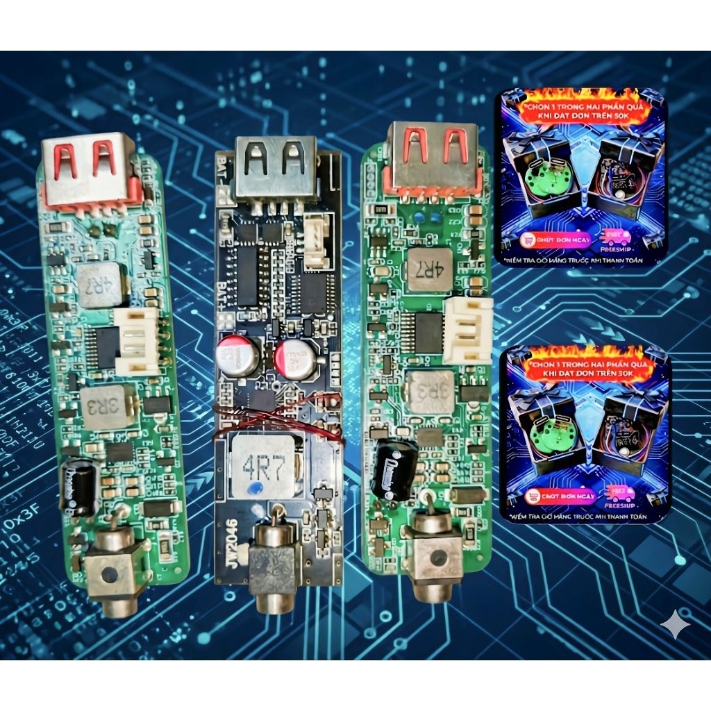 Mạch pin áo điều hòa JW2046-JW3651, 22v-14v , 3s-4s ( MUA  2 GIÁ RẺ HƠN )