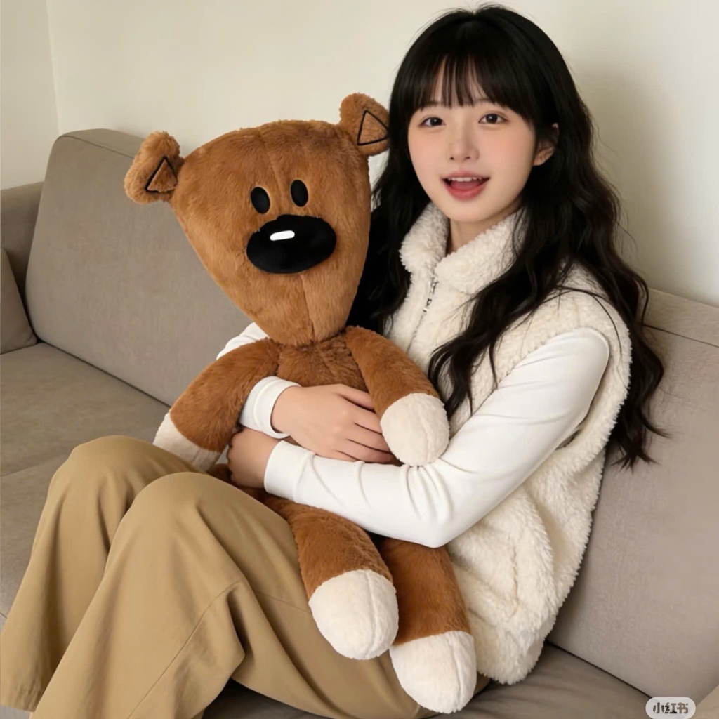 Gối Ôm Ngủ Teddy Mr Bean Đáng Yêu - Gấu Nhồi Bông Hoạt Hình Mr Bean - Big City Bear