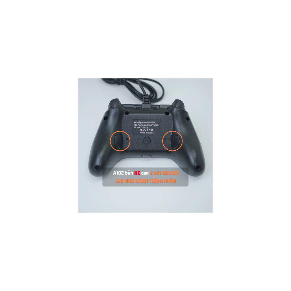 💛 Giá Sốc 💛Tay Cầm Chơi Game A102L HE 2025 - Joystick Hall Effect Chống Trôi, Analog 360 độ, Macro