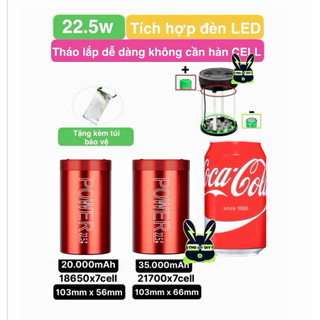 VỎ sạc dự phòng 22.5w 35000mAh KHÔNG CẦN HÀN CELL (không kèm pin)
