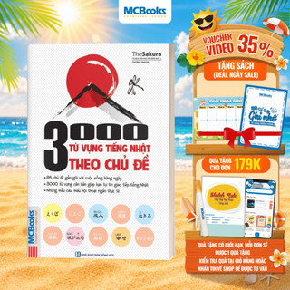 Sách - 3000 từ vựng tiếng nhật theo chủ đề - mcbooks