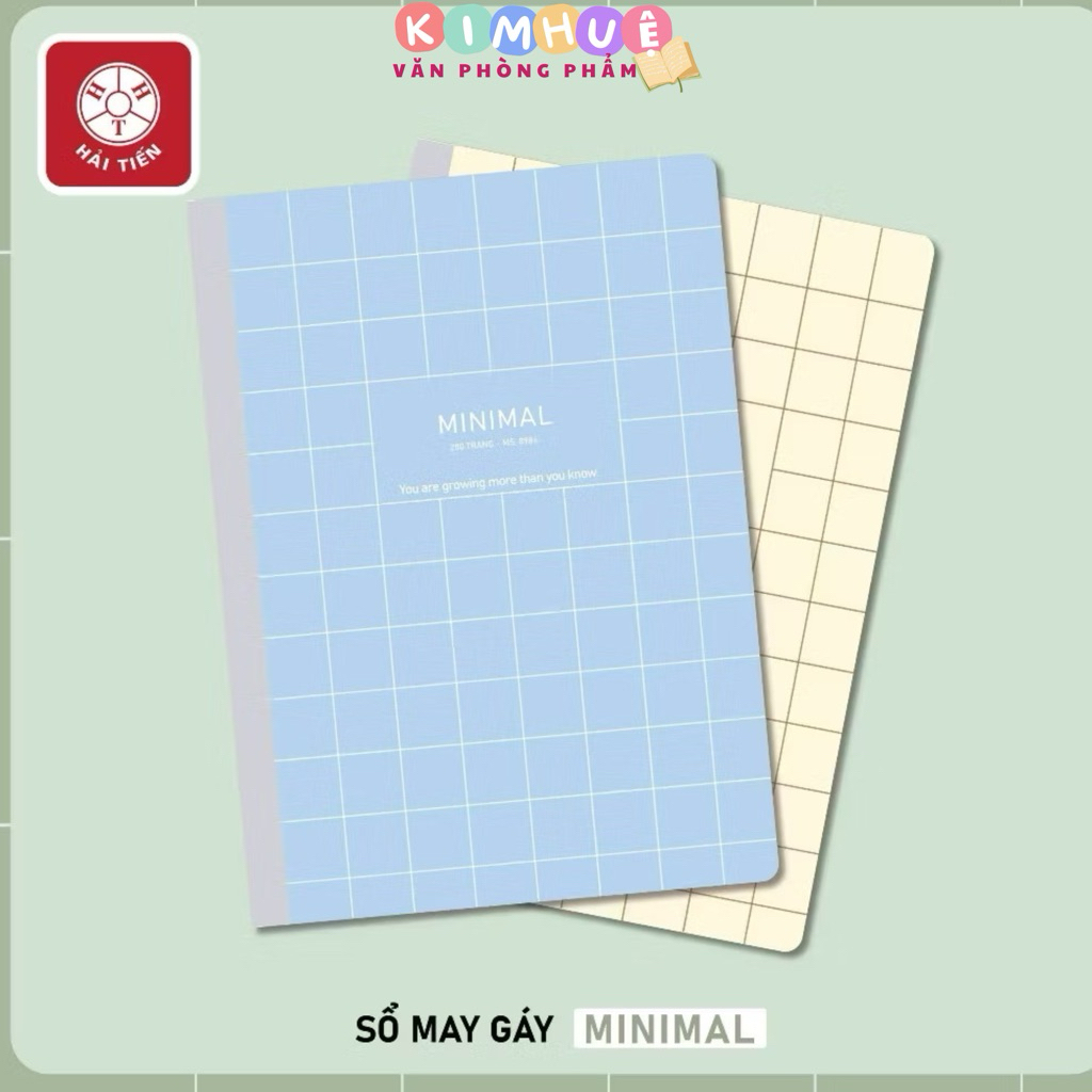 HẢI TIẾN Sổ may gáy bìa bồi cao cấp - Minimal (A4, A5, A6)
