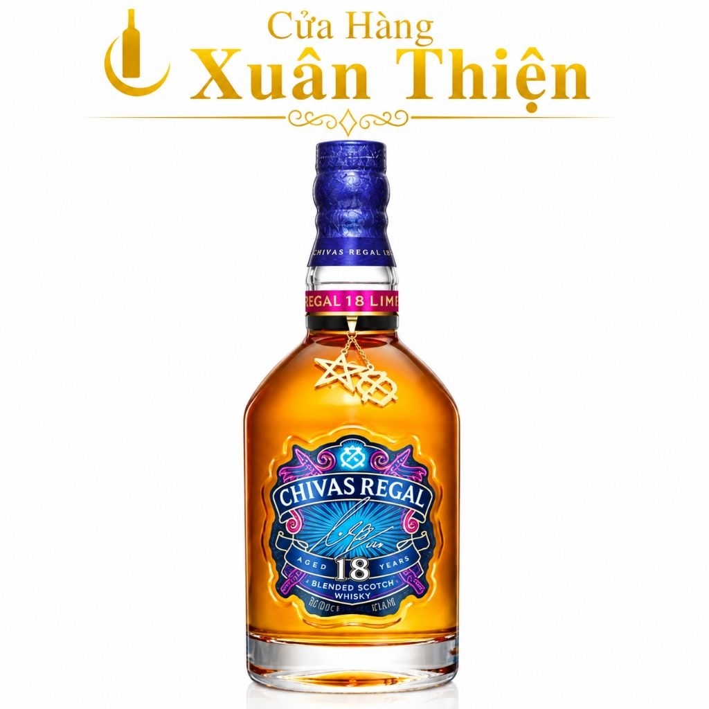 Vỏ Chai Rượu Ngoại Mới 99% Chivas 18 Cao Cấp Loại To 1000ML Cực Đẹp Và Sang Trọng. Chai Rỗng Không C