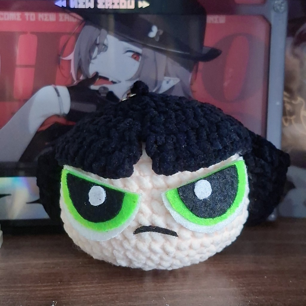 Móc khóa len Buttercup powerpuff girl