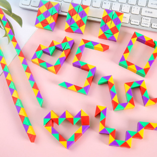 COMBO 2 RUBIK SNAKE - RUBIK CẦU VÒNG biến thể giá rẻ - Biến Thể Của Rubik Lập Phương [ĐỔ CHƠI TRẺ EM