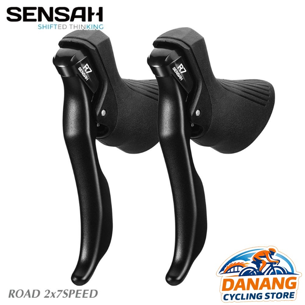 Tay Đề Lắc Xe Đạp Road SENSAH R7 2x7 Tốc Độ - Chính Hãng