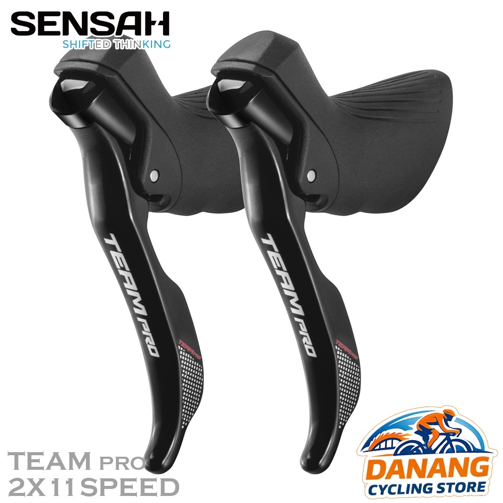 Tay Đề Lắc Xe Đạp Road SENSAH TEAM PRO 2x11 Tốc Độ - Chính Hãng