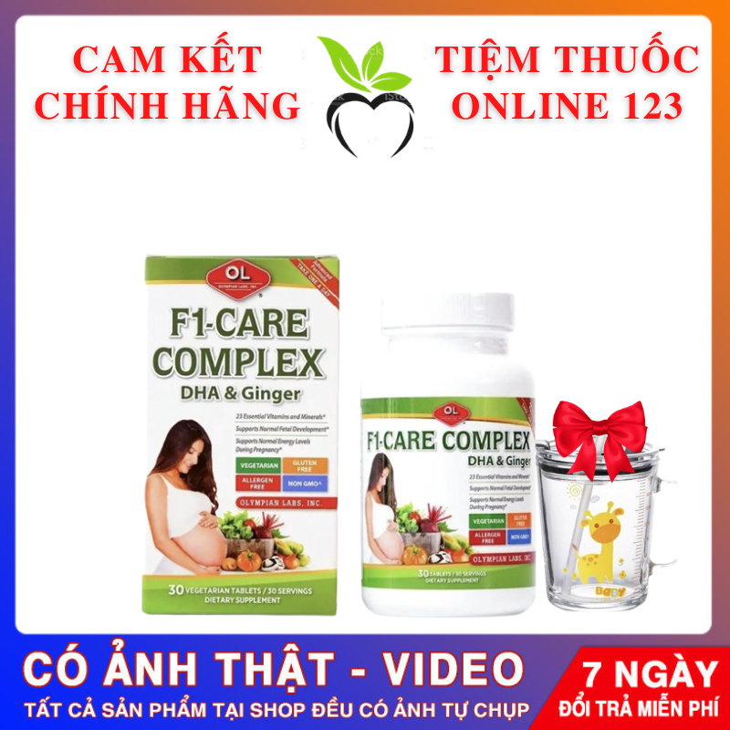 [HÀNG NHẬP KHẨU] Viên Uống F1-Care Complex Lọ 30 viên - Vitamin tổng hợp cho phụ nữ mang thai và cho